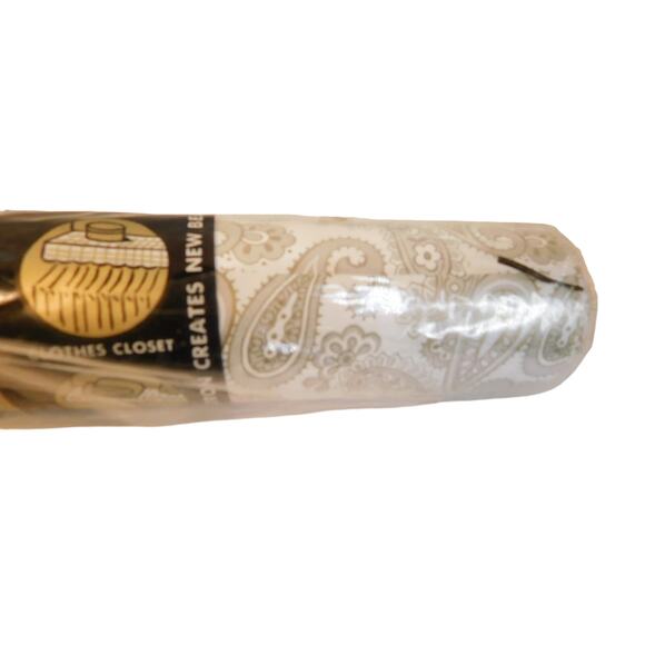 Vintage Mid Century Arnel Plastic Shelving Liner Paisley Non Adhesive New - Picture 5 of 6